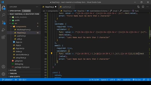 Material UI React & React Hooks MultiStep Form With Validation Part#2 смотреть онлайн