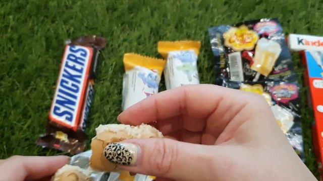 Learn Colors with Lollipops and Sweets ASMR | chupa chups, snickers, Kinder Happy Hippo, Kinder Max смотреть онлайн