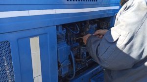 #182 Трактор затроил при вспашке огорода. выстрелы в глушитель. накрылся тнвд на мтз 80