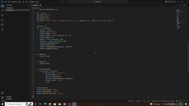 How To Create A Star Wars Space Shooter Game In Python Using Pygame Step-By-Step Tutorial. смотреть онлайн