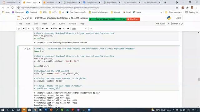 6. WFDB library for signal processing in python عربي смотреть онлайн