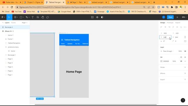 Figma Tabbed Page Navigation Controller Design and Animation (2023) смотреть онлайн