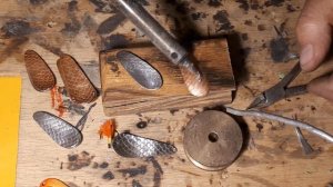 Изготовление варианта блесны Атом (родом из СССР)