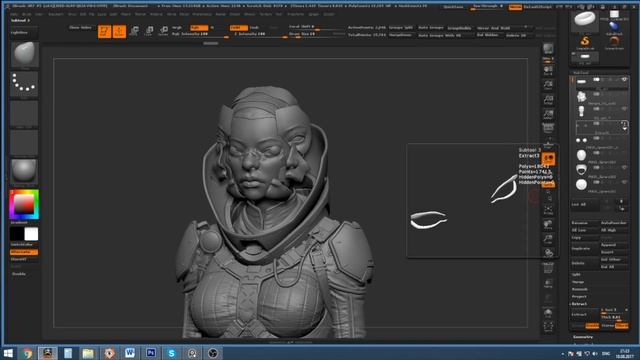 ZBRUSH. Создание персонажа. CG Stream. Олег Алейников смотреть онлайн