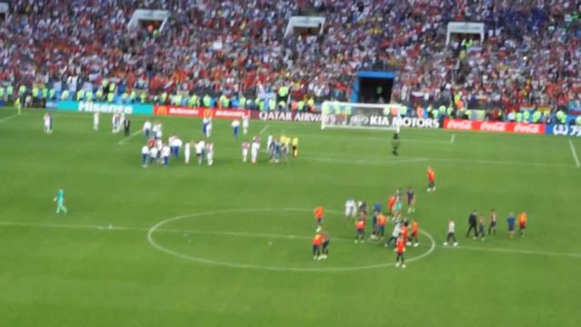 После матчевое сумасшествие! Победа! Испания - Россия! ЧМ2018!