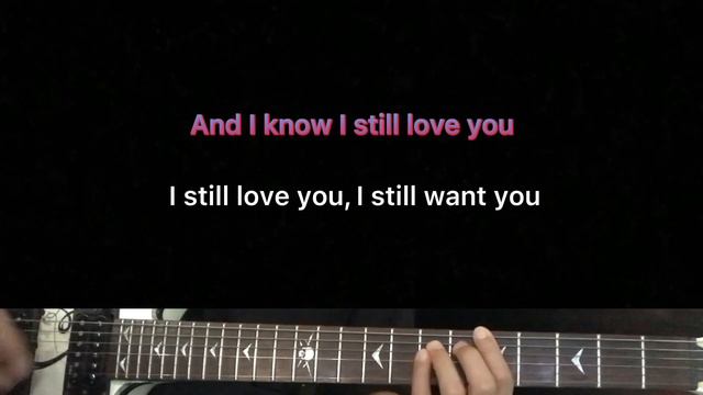 BANKS - I Still Love You | Karaoke Guitar Instrumental смотреть онлайн