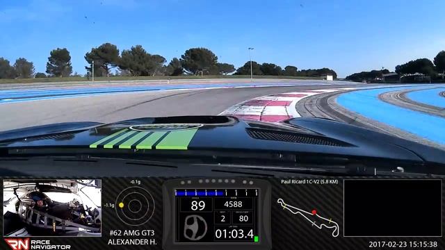 GT3 Paul Ricard Onboard Mercedes AMG GT3 2:06:10 Driver Martin Konrad смотреть онлайн