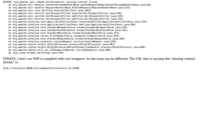 Magento: 400 Status Bad Request - Solr смотреть онлайн