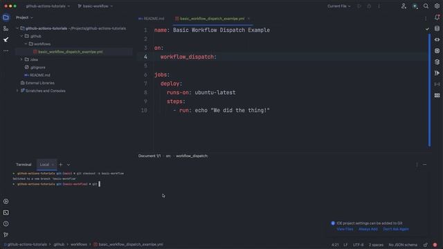 Manually Trigger GitHub Actions Workflows Using workflow_dispatch - GitHub Actions Tutorial смотреть онлайн
