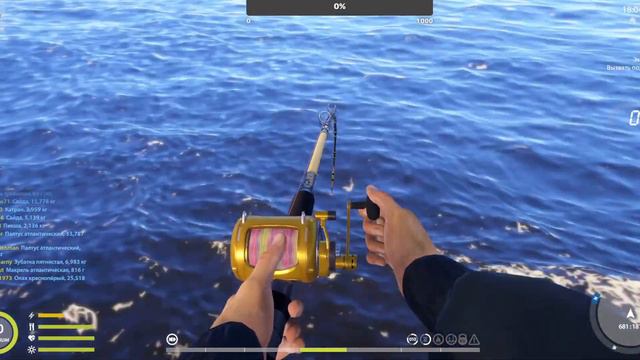 Стрим. Русская рыбалка4. Море . редкие рыбы. смотреть онлайн
