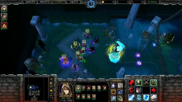 Let's Play Warcraft 3 Custom Campaigns "Tides of War" Chapter 7: A New Lesson for the Master смотреть онлайн