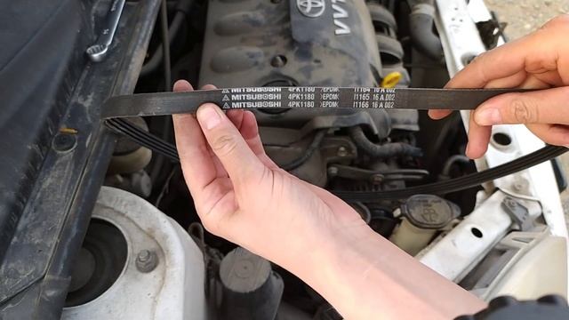 Замена ремня генератора на Toyota Vitz 2nzfe смотреть онлайн