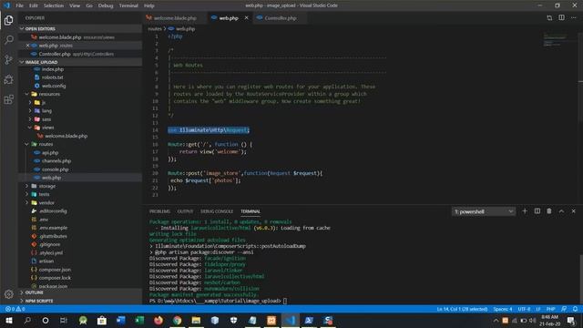 Image Upload | Image Store In Storage Folder | laravel 6 Part 3 смотреть онлайн