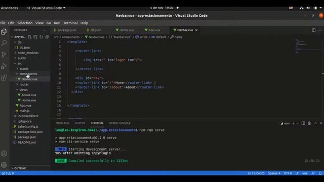 Sistema Estacionamento com Vue JS | Adicionando o Vue Router no Projeto | # 04 смотреть онлайн