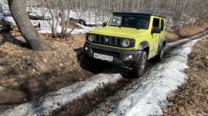 Первый внедорожный тест нового Сузуки Джимни (Suzuki Jimny)