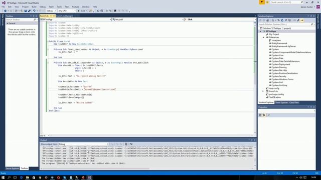 Entity Framework (EF) CRUD with SQL Server and Visual Studio смотреть онлайн