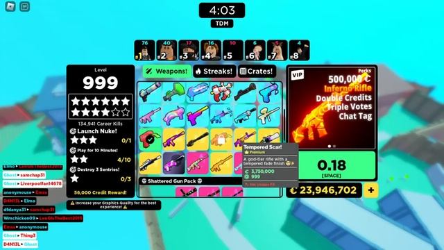 Dark Matter Gun Vs Money Gun! Roblox Big Paintball смотреть онлайн