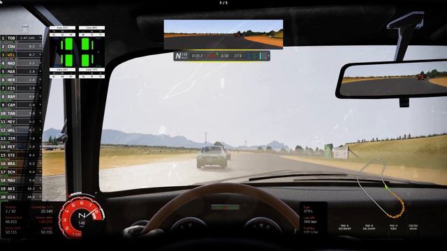 [Assetto Corsa] (Alfa Romeo GTA - Villa Olimpica) Full grid 5 laps race from COCKPIT смотреть онлайн