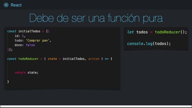 Introducción al concepto de un reducer смотреть онлайн