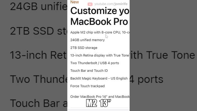 Apple Macbook Pro 13-inch M2 – Price to buy the computer with the best specs ? смотреть онлайн
