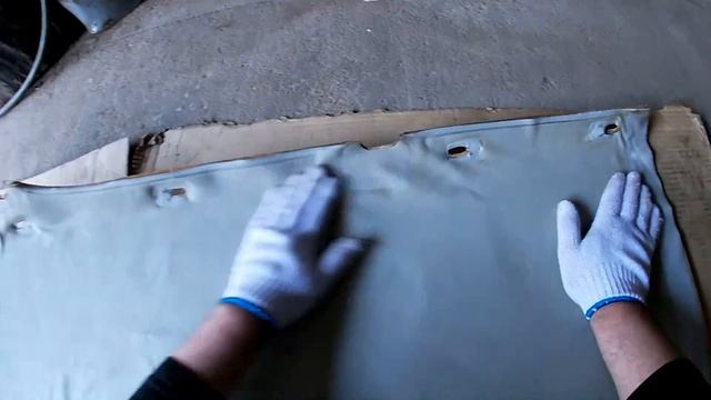 Как НЕ НАДО перетягивать потолок автомобиля своими руками смотреть онлайн