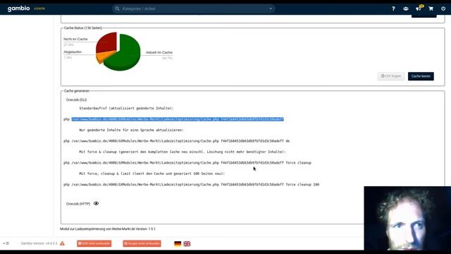 Gambio Ladezeitoptimierung: CronJob einrichten bei Keyweb смотреть онлайн