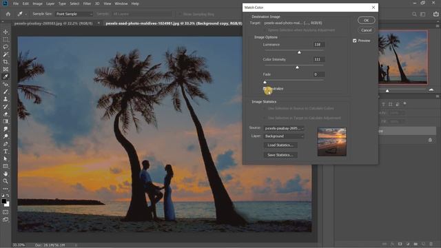 Photoshop Tips | Photoshop Match Color Between Images or Layers смотреть онлайн