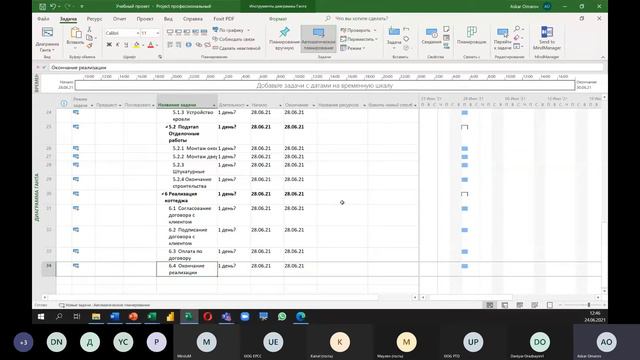 Курсы MS Project Вебинар 2 смотреть онлайн