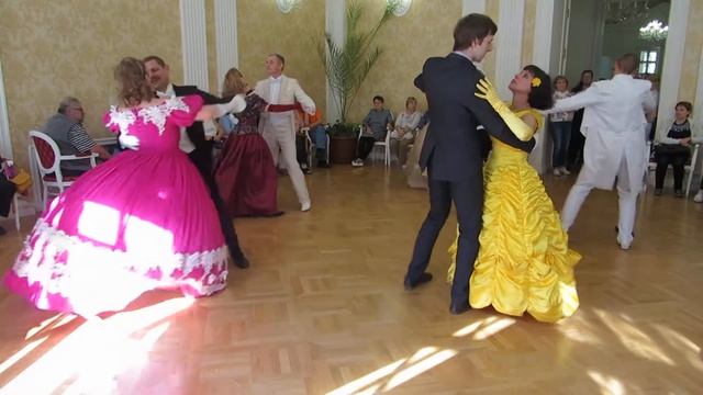 Испанский вальс. Летний бал в усадьбе Вороново 17 июня 2017 г. смотреть онлайн
