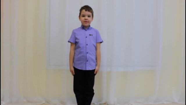 Снопов Александр, 5 лет, стихотворение «Россия», автор Пётр Синявский смотреть онлайн