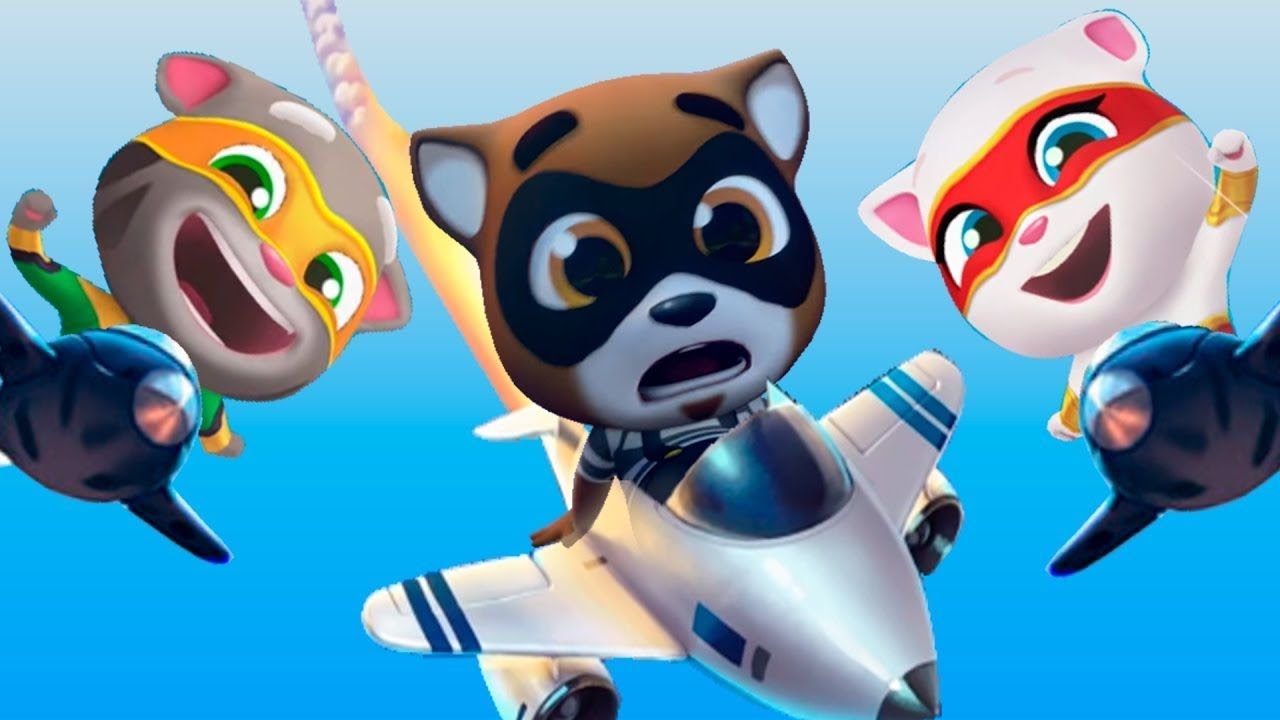 Говорящий Том погоня Супергероев Спасения Анжелы как победить босса и битва против Профессора Енота