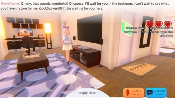 ChatGPT turns Yandere!! *Getting the key Shortcut* Yandere AI Girlfriend Simulator