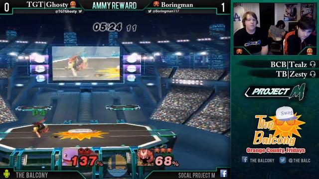PM @ The Balcony - Ammy Reward Ft. Boringman (Metaknight) VS TGT|Ghosty (Squirtle.)