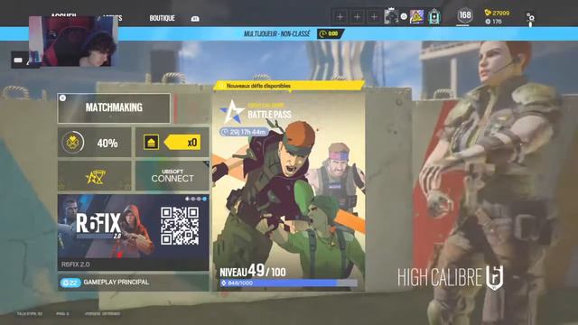 [Live R6 Fr Ps4 Face cam] Ranked / le D3 est a moi ! смотреть онлайн