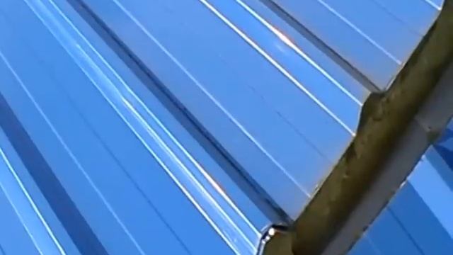 монтаж кровли цэха сэнтвич панель ООО Булат Мастер ч.3 смотреть онлайн