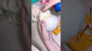 Валяние личика куколки