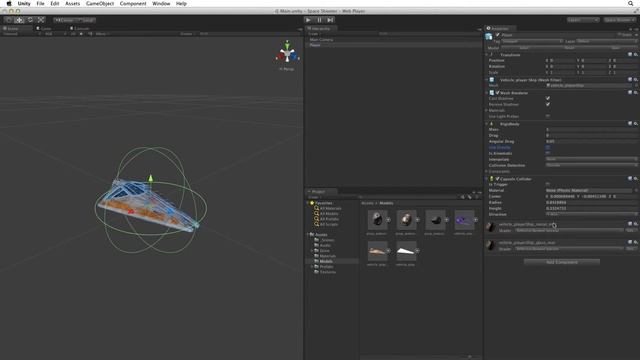02 - Space Shooter - Объект игрок (Перевод официальных уроков Unity) смотреть онлайн
