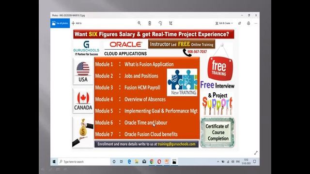 Oracle Fusion HCM Cloud - Instructor led FREE Training, Interview & Project Support - Feb 2023 смотреть онлайн