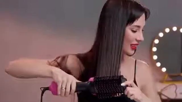 Профессиональный фен расческа 4 в 1, 1 шаг, для волос и волумайзер, щипцы завивки, выпрямитель смотреть онлайн