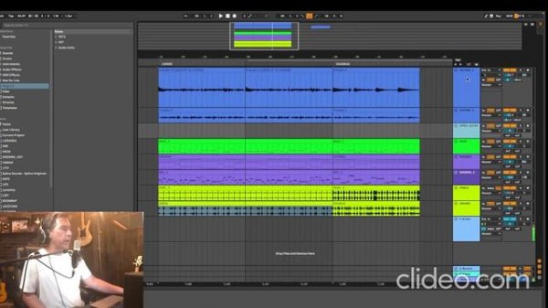 2. Ableton для гитары - режим аранжировки в Ableton