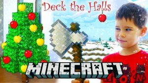 Рождественская елка Minecraft в реальной жизни. Как построить? / ErikShow