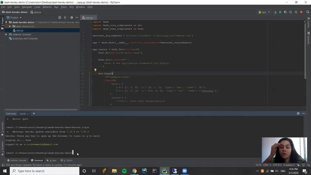 Dash Heroku demo смотреть онлайн