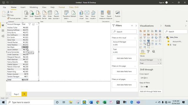 COALESCE DAX function смотреть онлайн