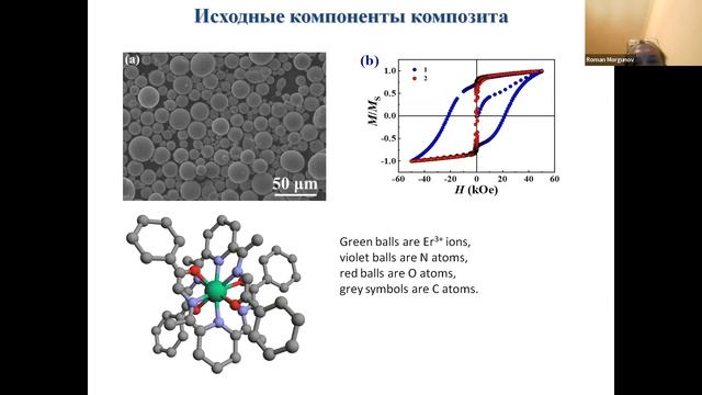 26. Р.Б. Моргунов. Молекулярные магниты:  функционализация в композите с ферромагнитными частицами