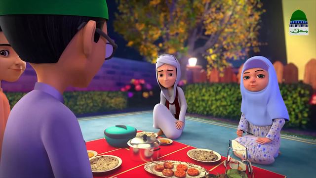 Ghulam Rasool Explains The Easy Islamic Manners Of Eating | 3D Animation | Kids Land