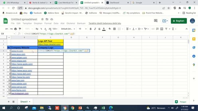 Cara Insert Logo Company Sesuai Website Di Excel Secara Otomatis смотреть онлайн