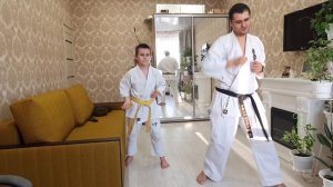 СК Катана Урок №4 Отработка ударов на Макиварах подушках Новороссийск Карате Кекушинкай