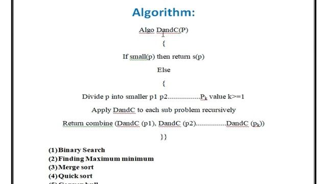 Lecture #8 | Divide and Conquer | Divide & Conquer Algorithm | Divide & Conquer in DDA смотреть онлайн