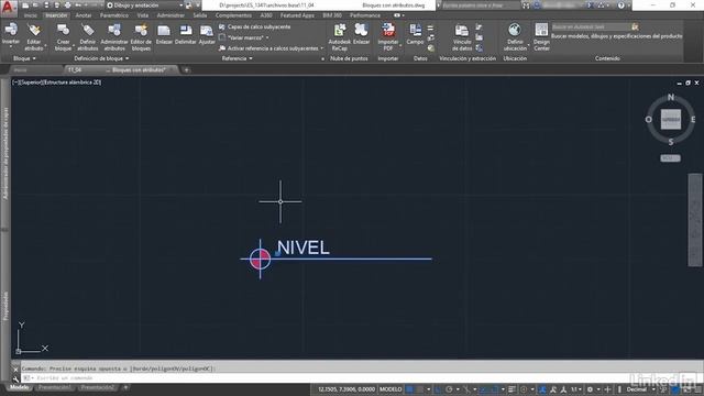 Bloques con atributos en AutoCAD 2023 - 2022 смотреть онлайн