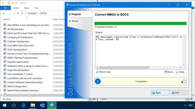 Convert MBOX to DOCX Files смотреть онлайн